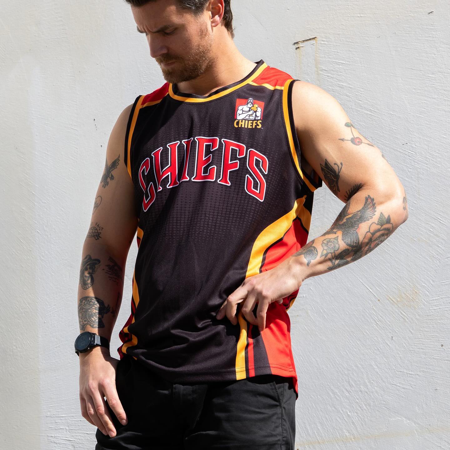 Chiefs 'Hoops' Basketball Singlet