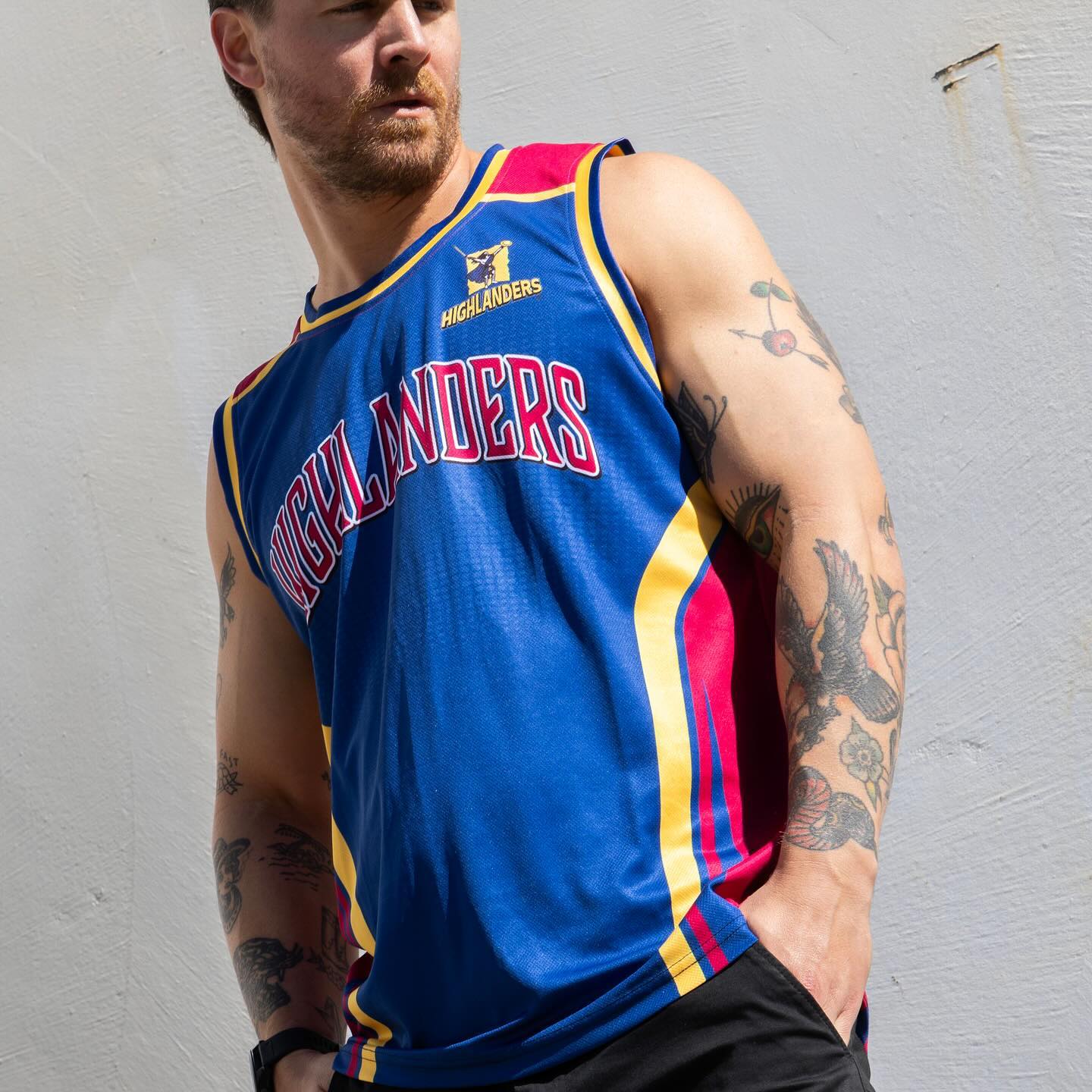 Highlanders 'Hoops' Basketball Singlet