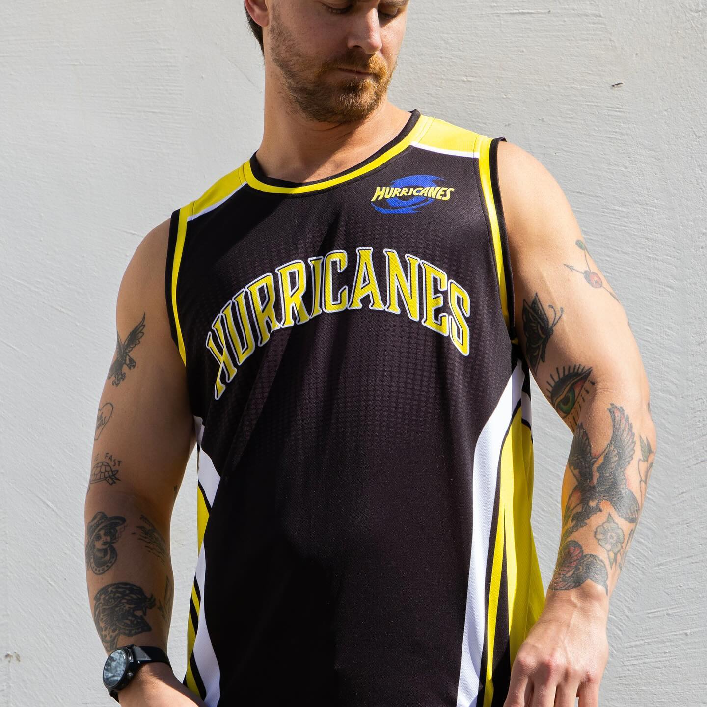 Hurricanes 'Hoops' Basketball Singlet
