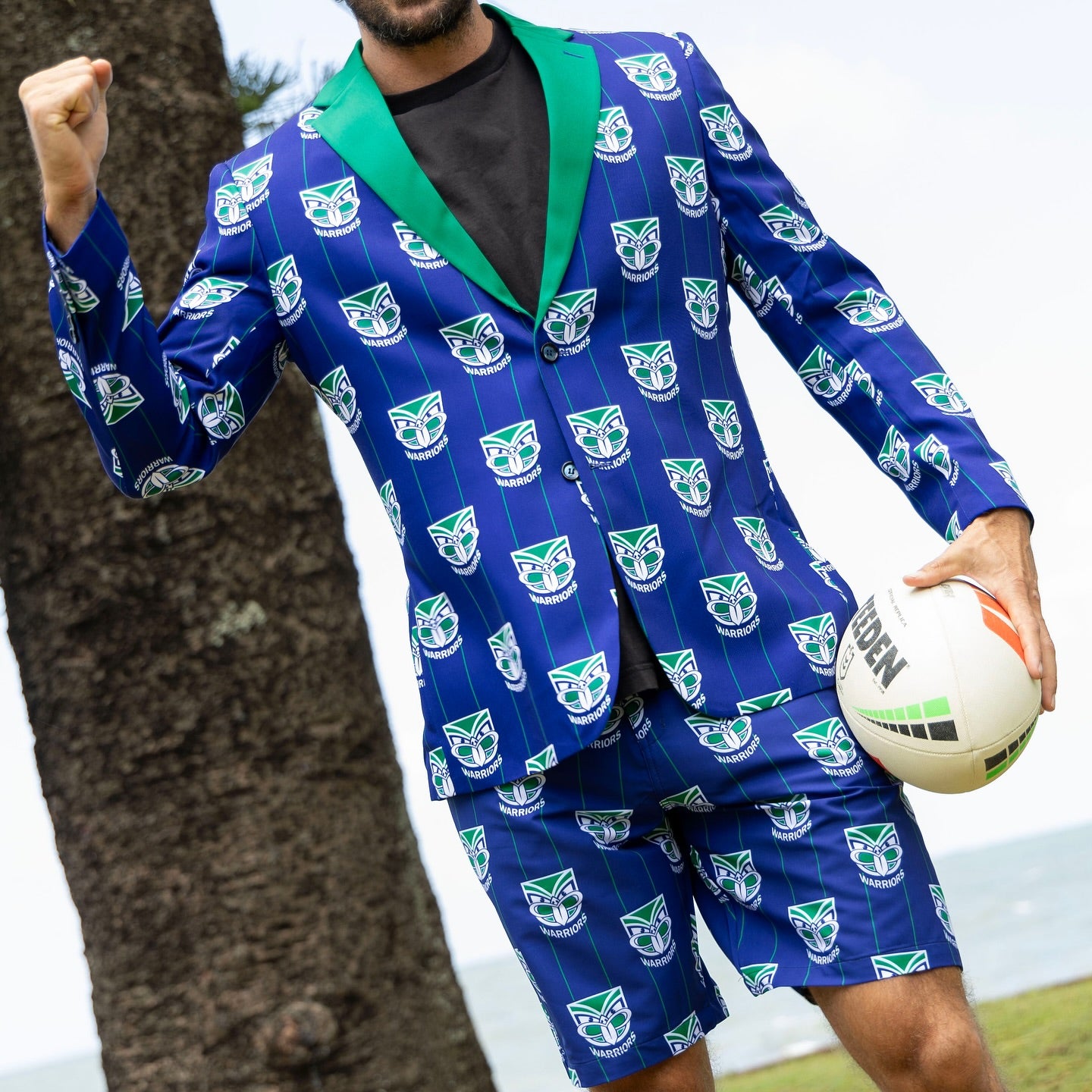 Warriors 'Front Bar' Sports Jacket