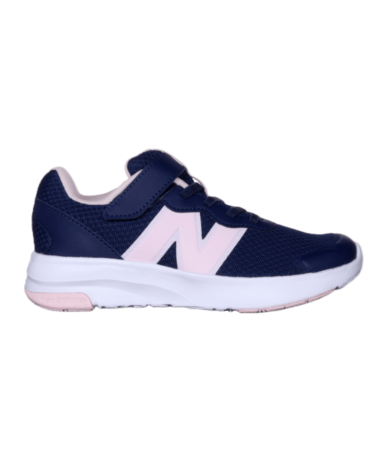 New Balance Kid's 578 Bungee Lace + Strap Shoe Navy/Pink