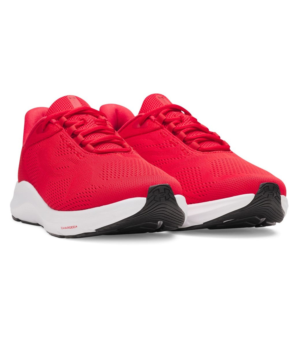 Under Armour Men's Big Logo Charged Pursuit 4 Shoe Red
