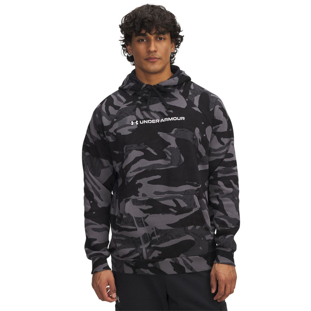 Under Armour Fleece Printed Hoodie Black