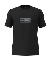 Under Armour Printed Woven Label T-Shirt Black