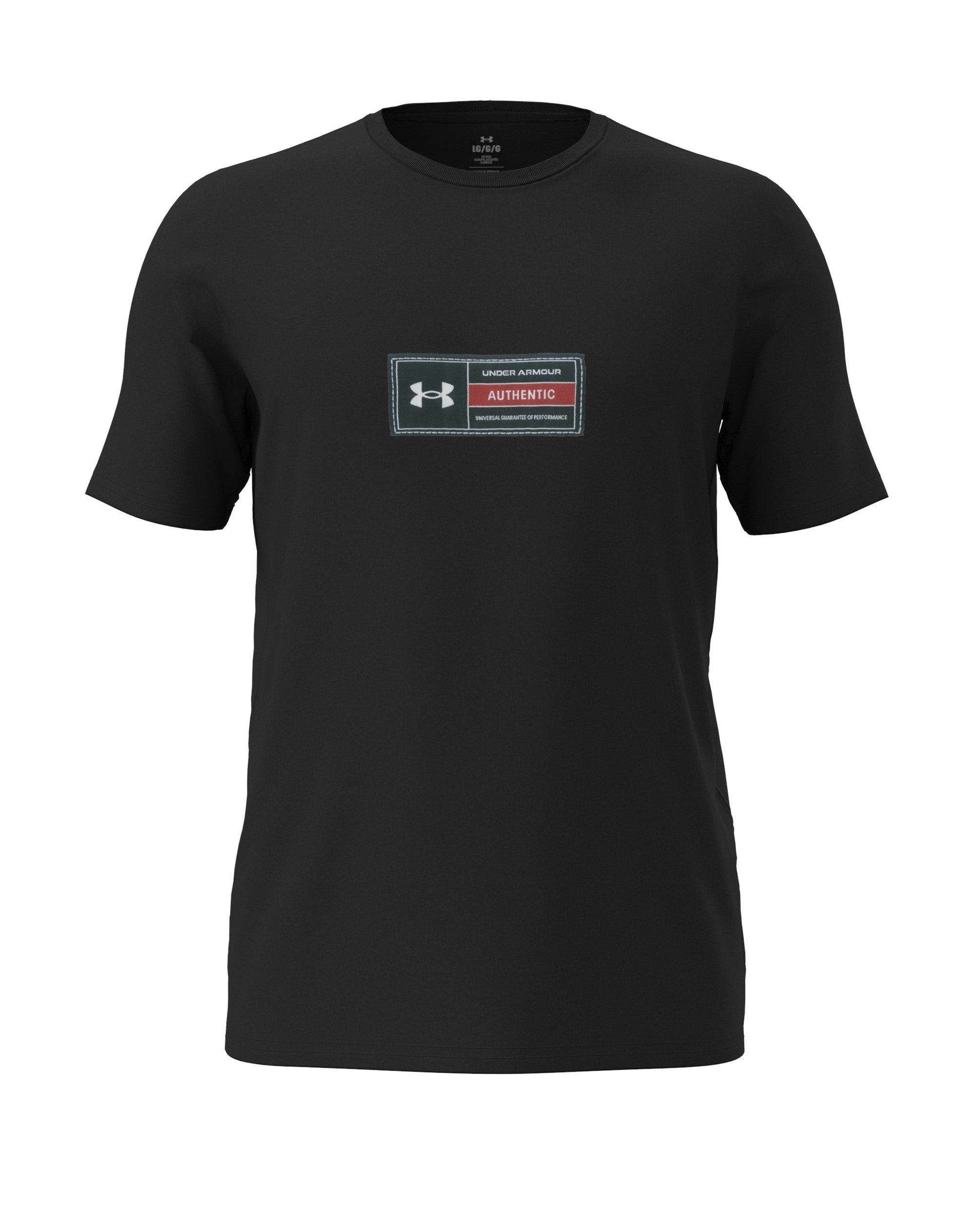 Under Armour Printed Woven Label T-Shirt Black