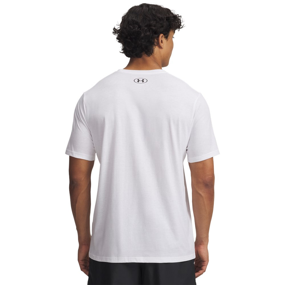 Under Armour Printed Woven Label T-Shirt White