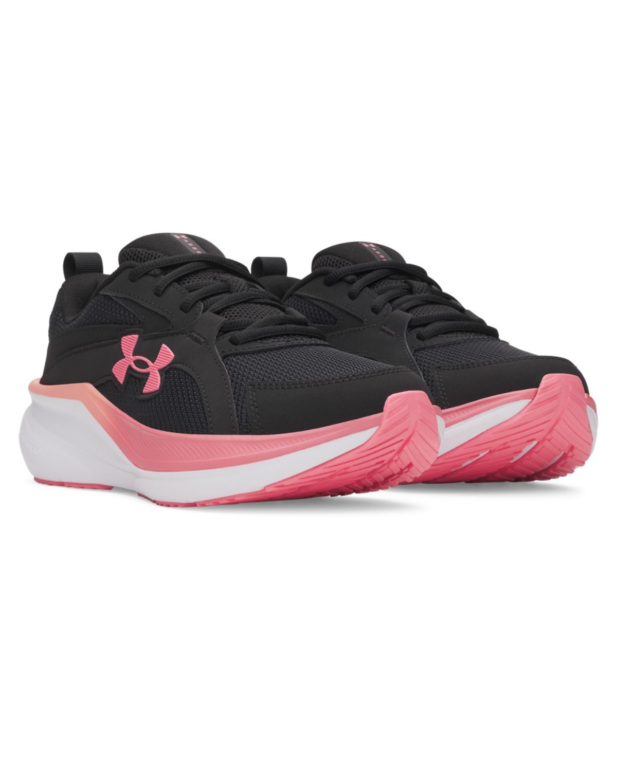 Under Armour Women's Charged+ Assert 11 Running Shoes Black/Pink