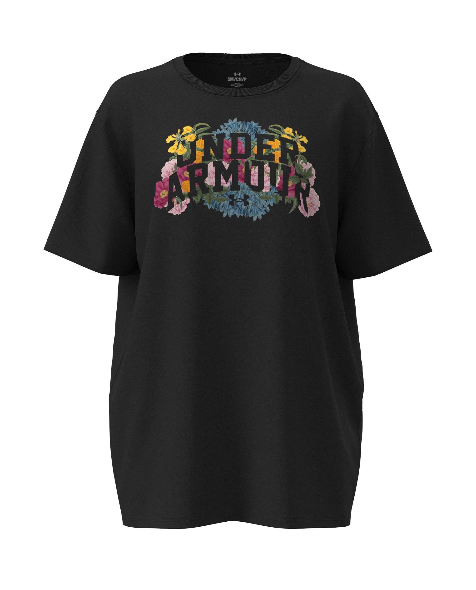 Under Armour Women's Watercolour Oversized T-Shirt Black