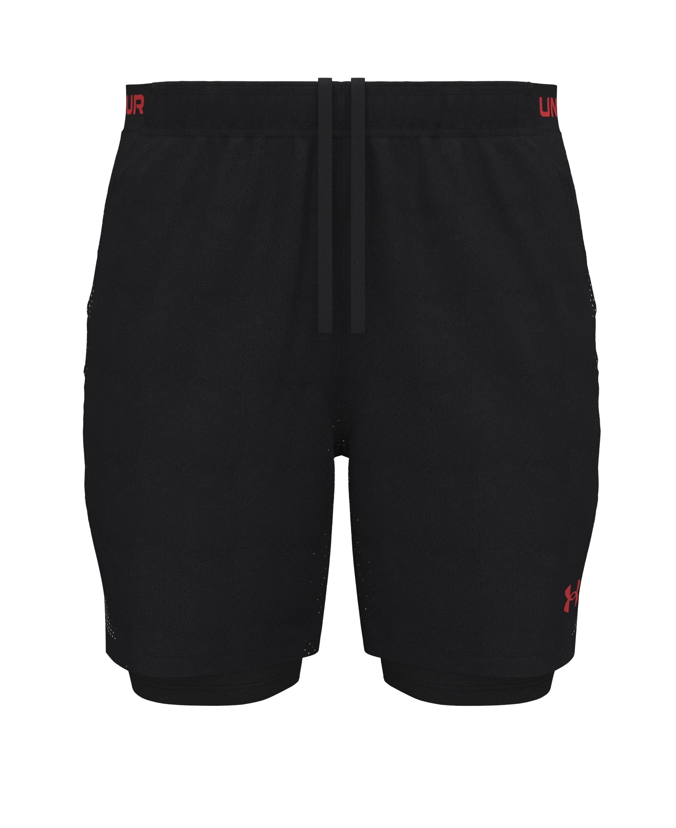 Under Armour Vanish Woven 6" 2-in-1 Short Black/Red