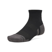 Under Armour Performance Tech 3-Pack Quarter Socks Black
