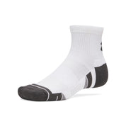 Under Armour Performance Tech 3-Pack Quarter Socks White