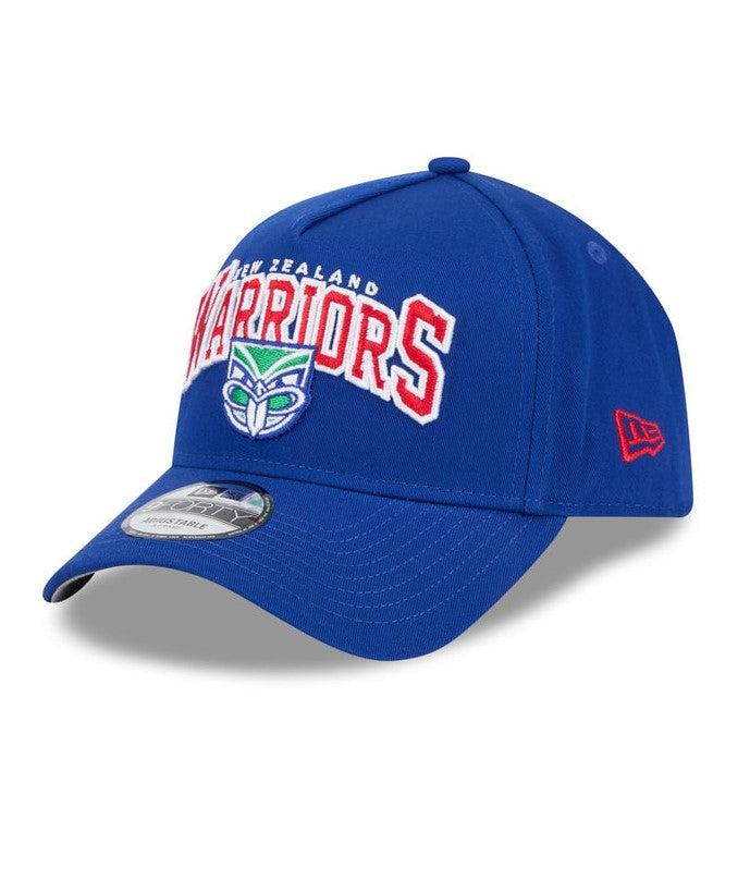 Warriors New Era 9FORTY A-Frame Snapback Cap Royal