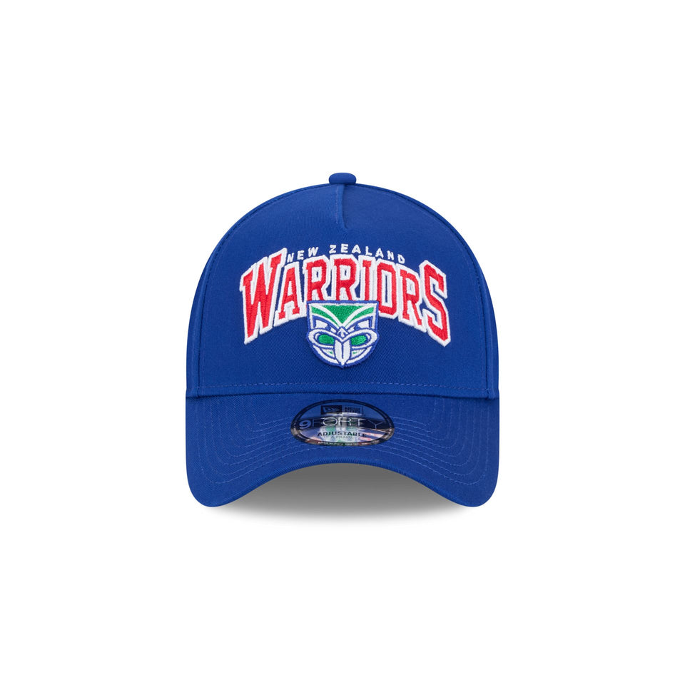 Warriors New Era 9FORTY A-Frame Snapback Cap Royal