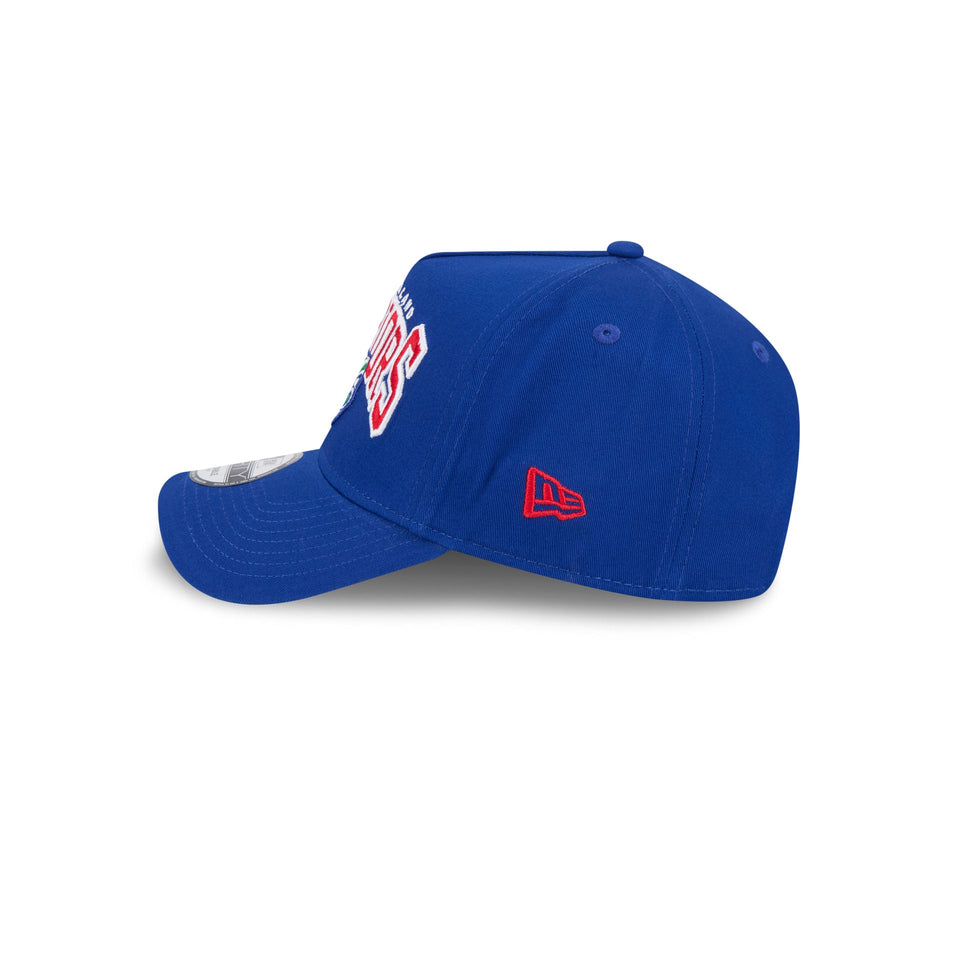 Warriors New Era 9FORTY A-Frame Snapback Cap Royal