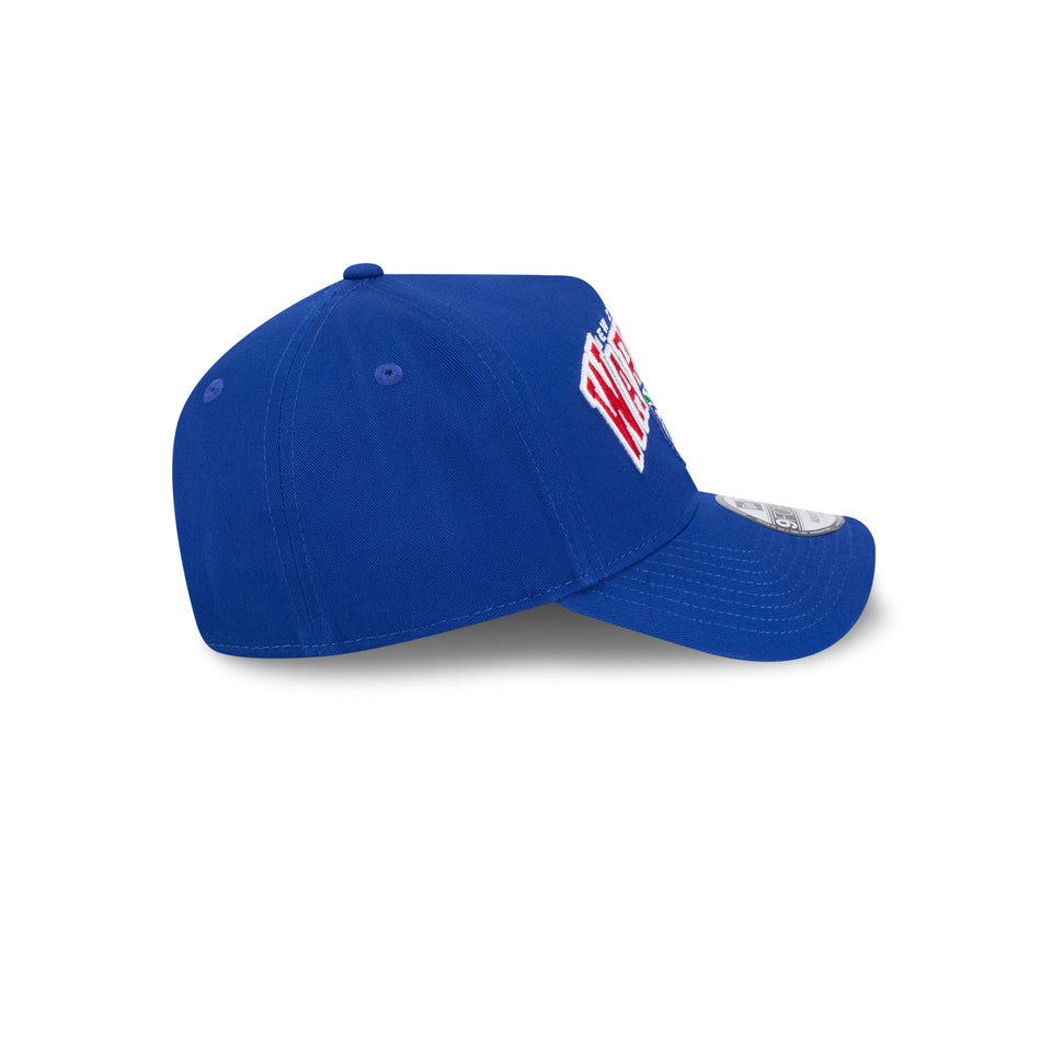 Warriors New Era 9FORTY A-Frame Snapback Cap Royal