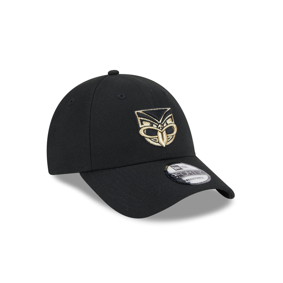 Warriors New Era 9FORTY Snapback Cap Black/Gold