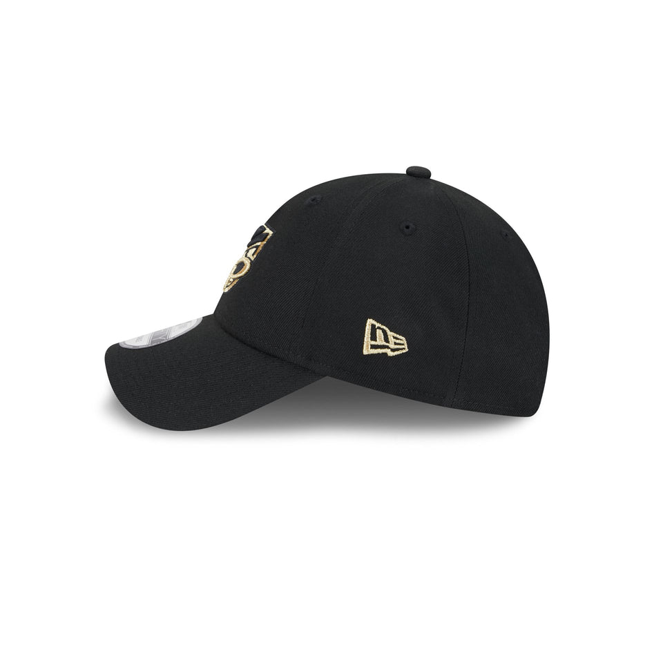 Warriors New Era 9FORTY Snapback Cap Black/Gold