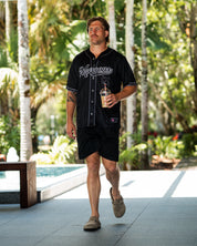 QLD Maroons 'Blackout' Baseball Shirt