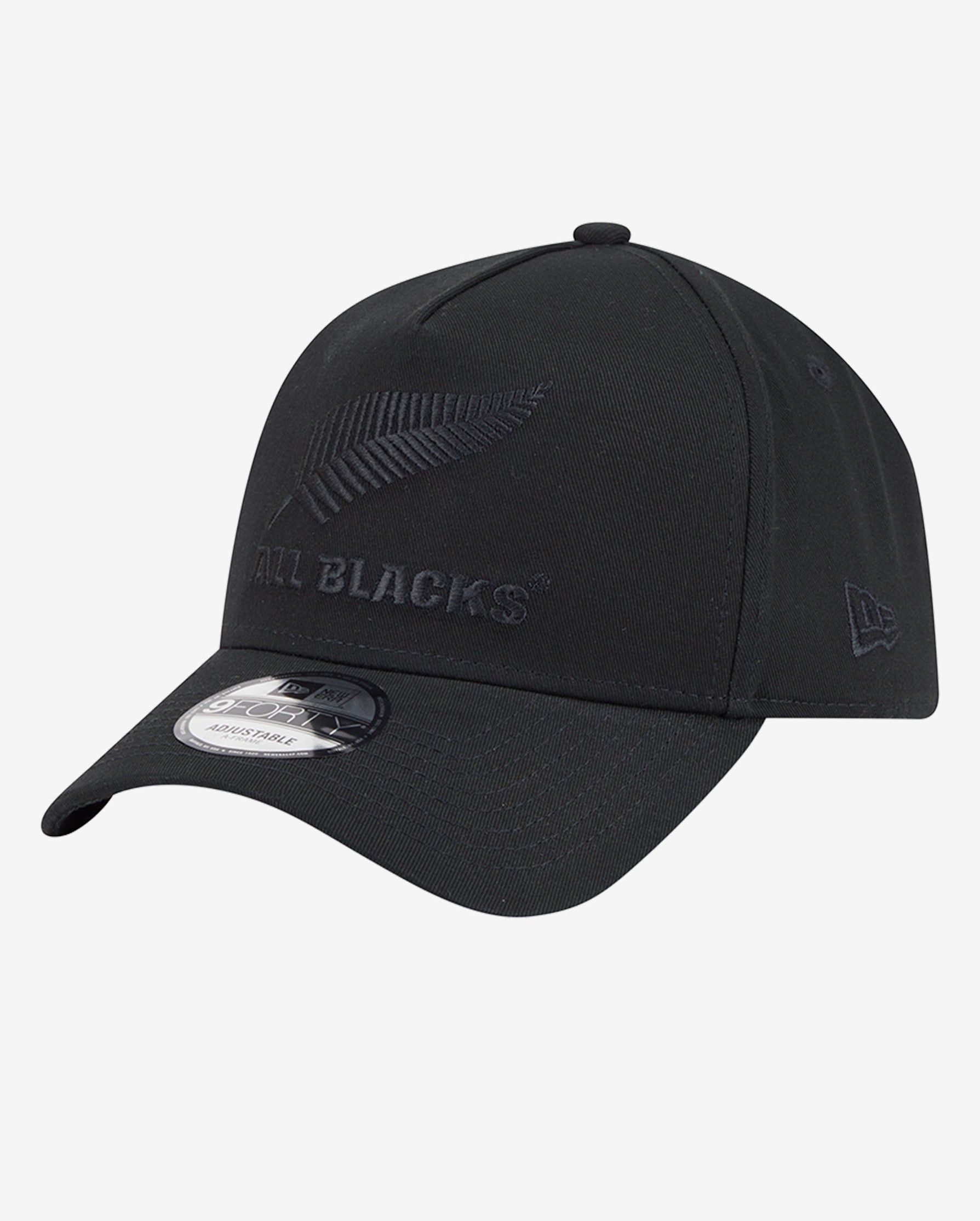 All Blacks New Era 940 A-Frame Cap Black on Black