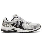 New Balance Men's 860v2 Standard (D) Shoe Silver Black