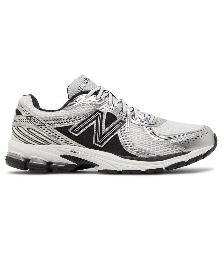 New Balance Men's 860v2 Standard (D) Shoe Silver Black