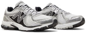 New Balance Men's 860v2 Standard (D) Shoe Silver Black