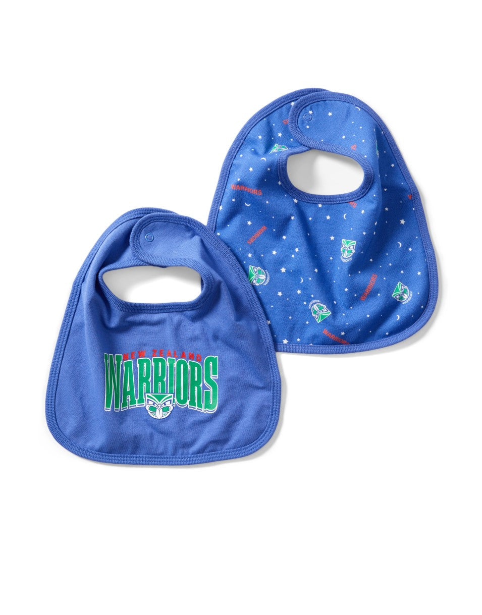 Warriors NRL 2-Pack Everyday Bib Set