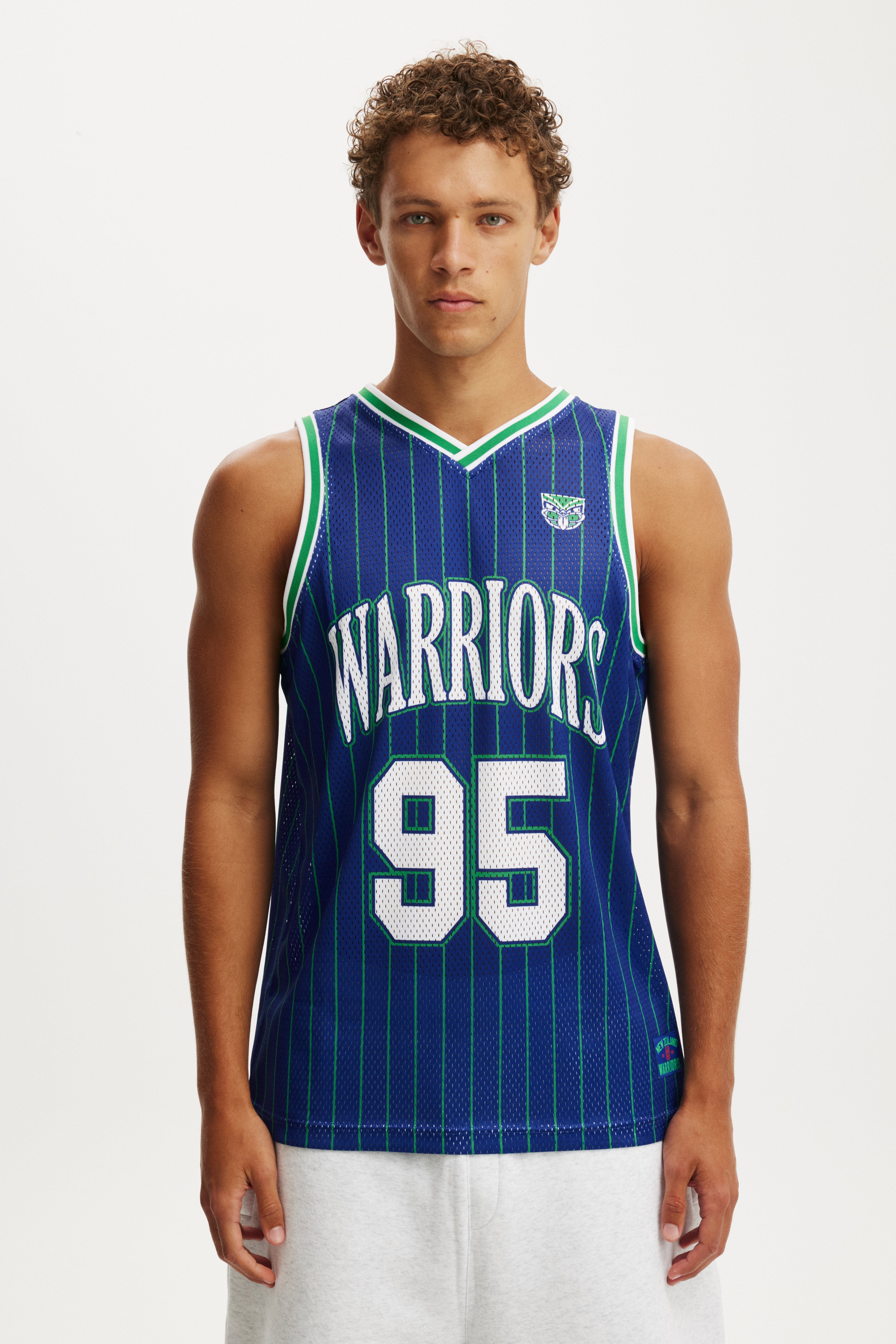Warriors NRL Basketball Singlet