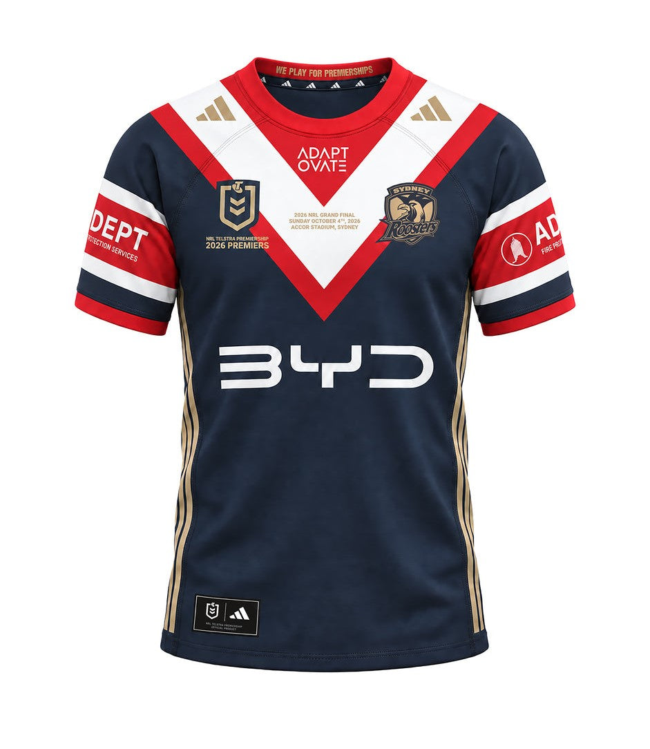 PRE-ORDER Sydney Roosters Premiership Replica Jersey 2026