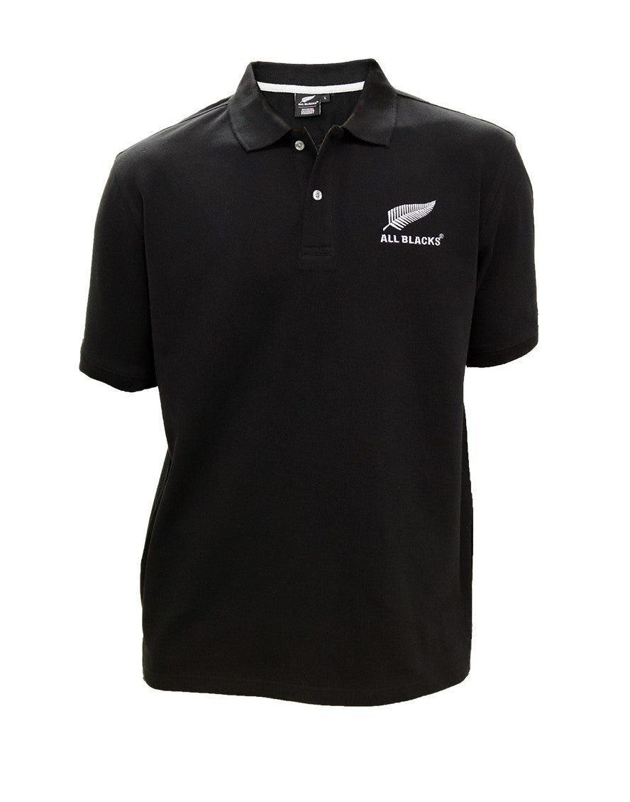 All Blacks Cotton Polo Shirt Black