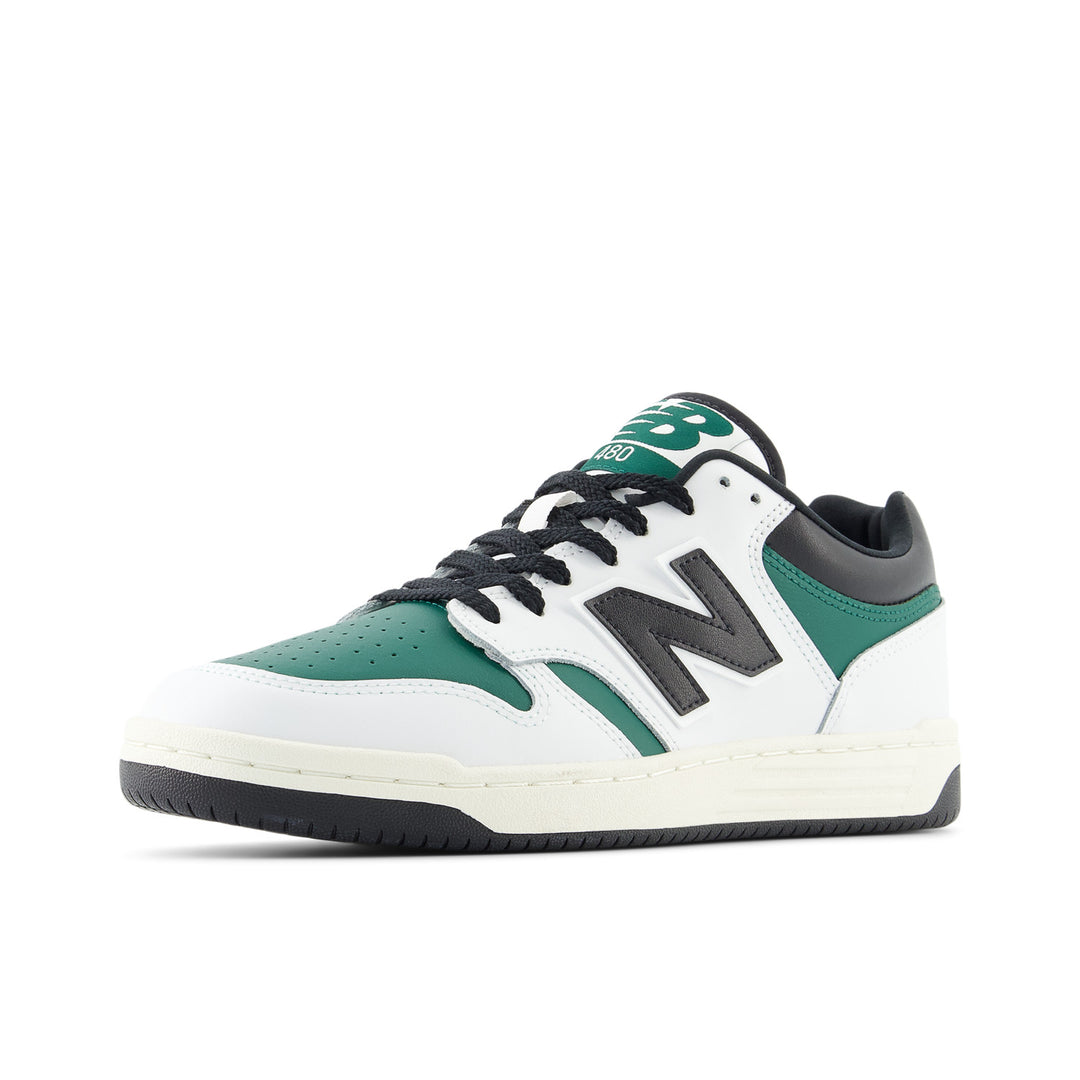 New Balance Men's 480 Standard (D) Shoe White/Marsh Green