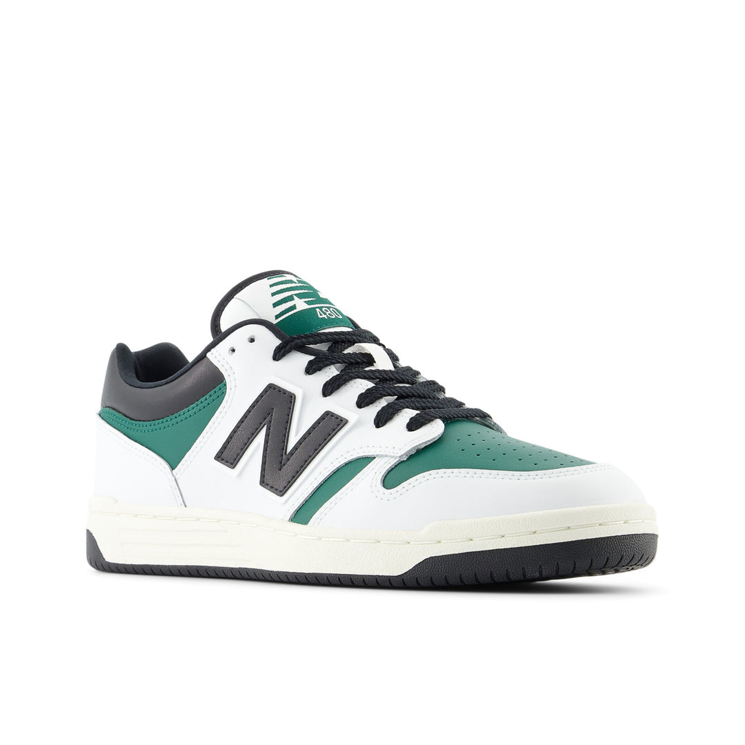 New Balance Men's 480 Standard (D) Shoe White/Marsh Green