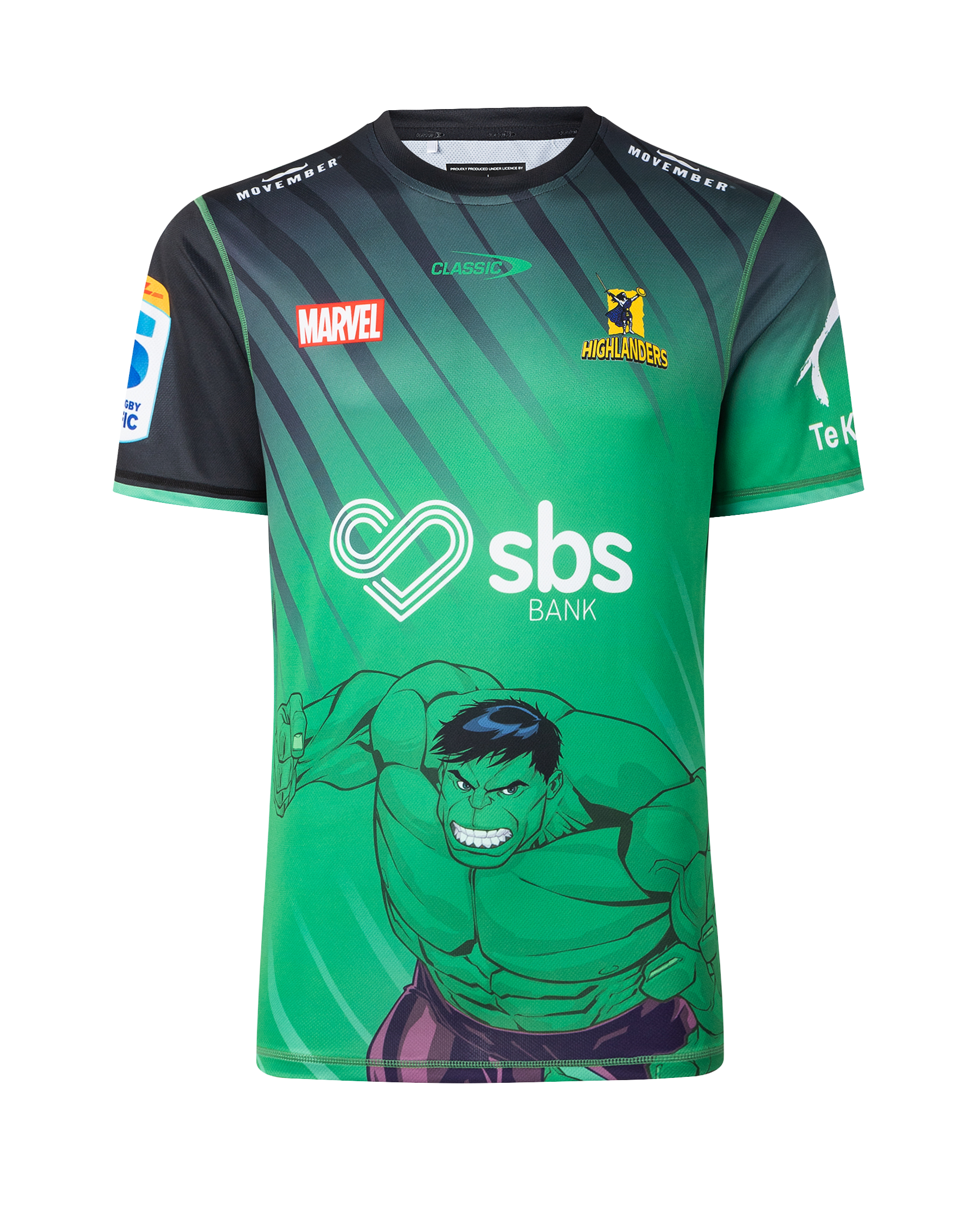 Highlanders x Marvel Hulk Warm Up T-Shirt