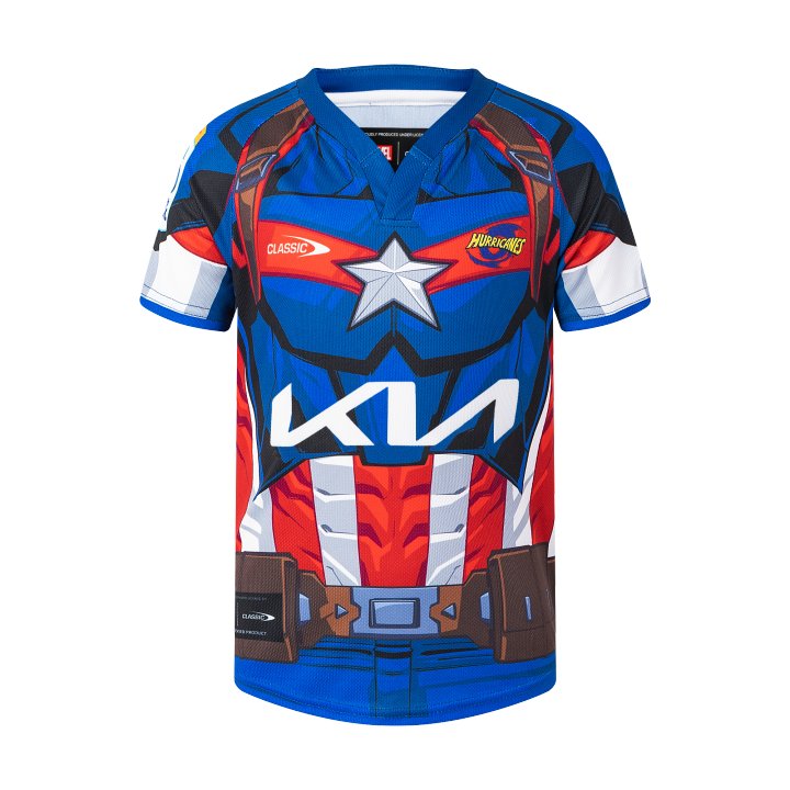 Hurricanes x Marvel Kids Captain America Jersey