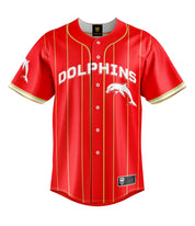 Dolphins NRL Slugger Baseball Shirt