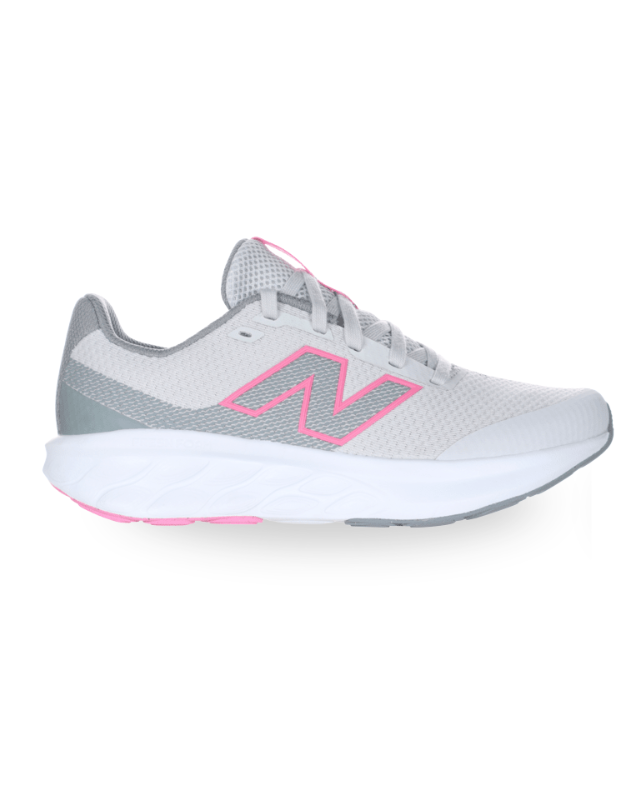New Balance Kid's 520 Lace Shoe Grey/Pink