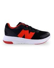 New Balance Kid's 578 Lace Shoe Black/Flame