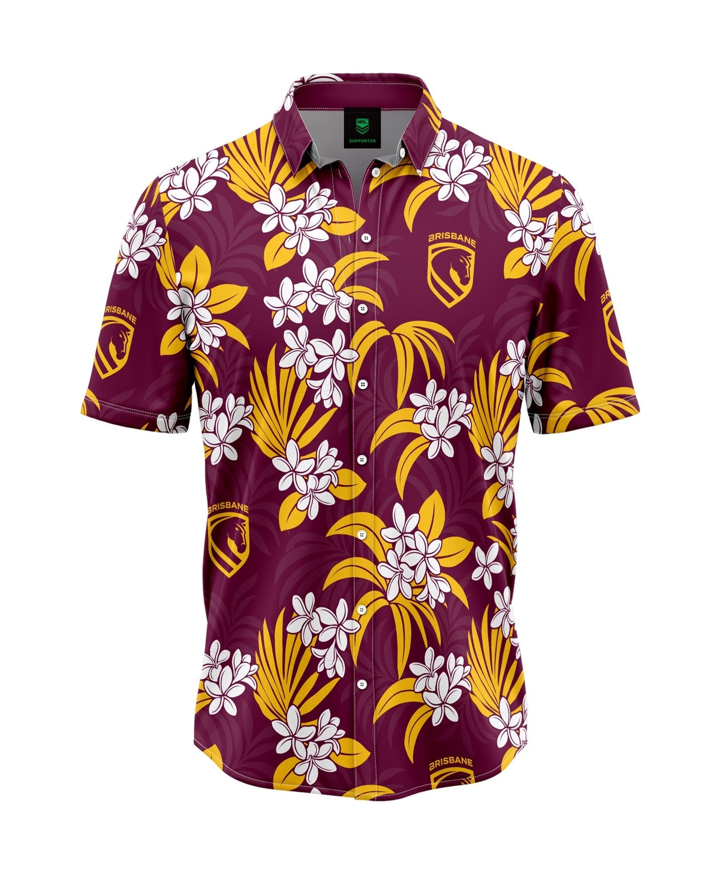 Broncos NRL 'Reef' Hawaiian Shirt