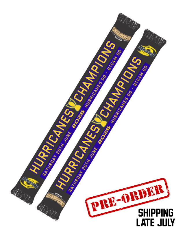PRE-ORDER Hurricanes Champions Scarf 2026