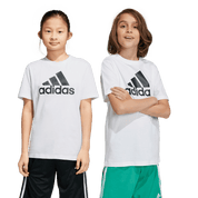 adidas Kid's Big Logo Tee White