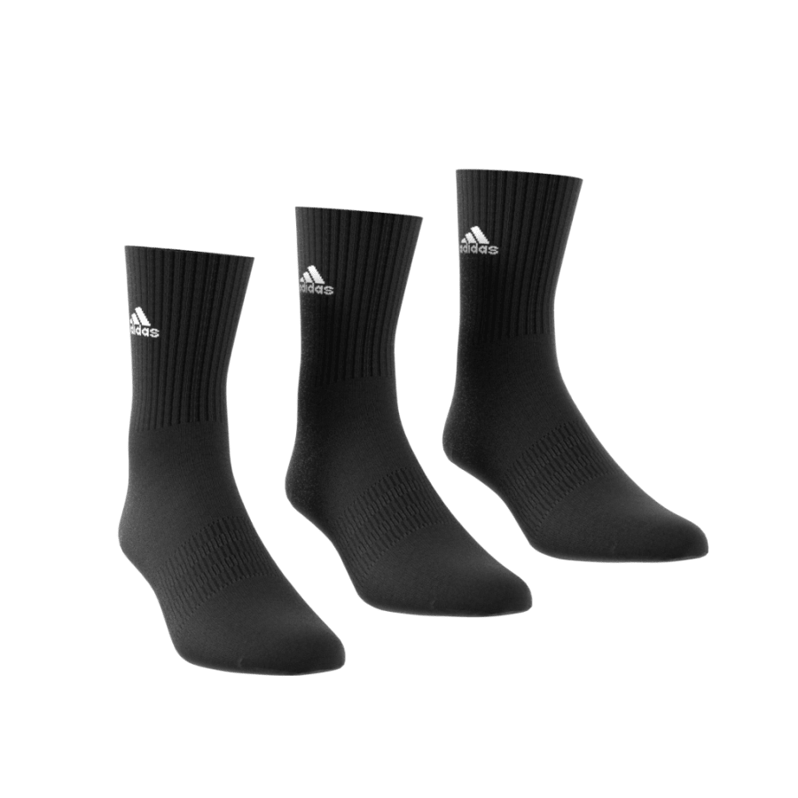 adidas Cushioned Crew Socks 3-Pack Black
