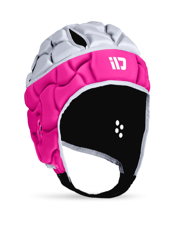 IDGear Club Rugby Headgear - Pink/White
