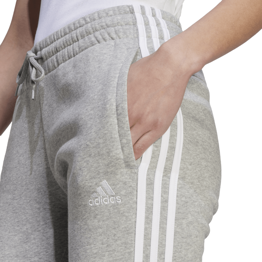 adidas Women s 3S Cuffed Fleece Pant Grey RYOS NZ