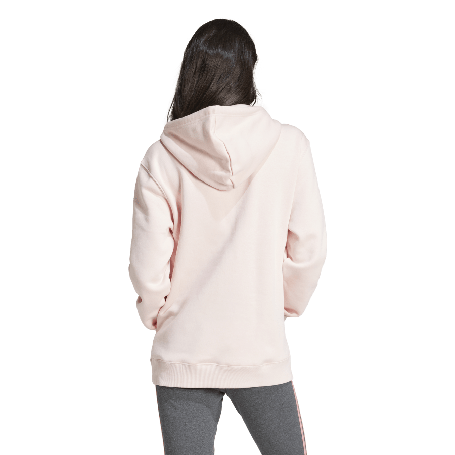 Adidas Women's Big Logo Fleece Hoodie Sandy Pink