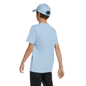Adidas Kid's Big Logo T-Shirt Glow Blue/White