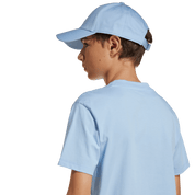 Adidas Kid's Big Logo T-Shirt Glow Blue/White