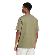 Adidas 3-Stripe Single Jersey T-Shirt Olive