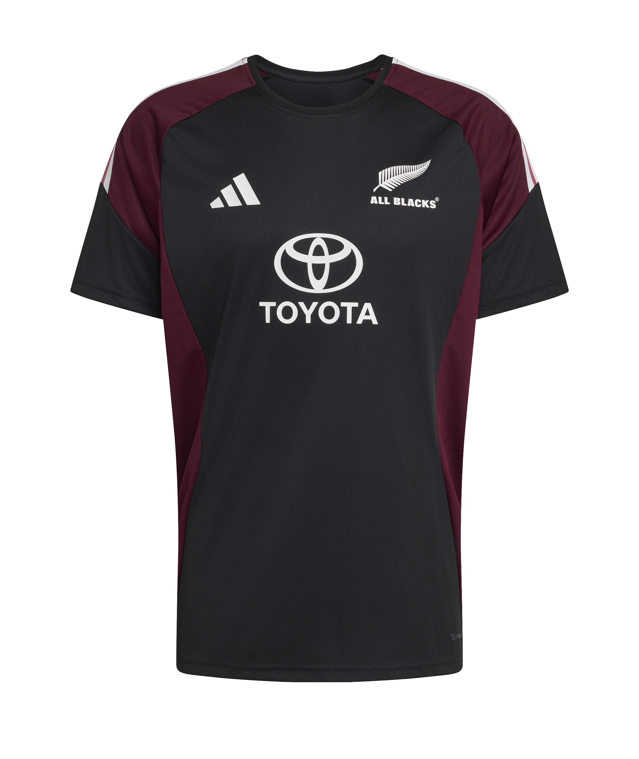 All Blacks Performance T-Shirt Black/Maroon