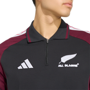 All Blacks Training Polo Shirt Black/Maroon