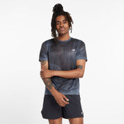 New Balance Athletics Printed T-Shirt Blacktop